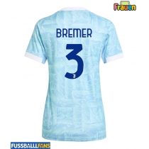 Juventus Gleison Bremer #3 Auswärtstrikot Frauen 2025-26 Kurzarm